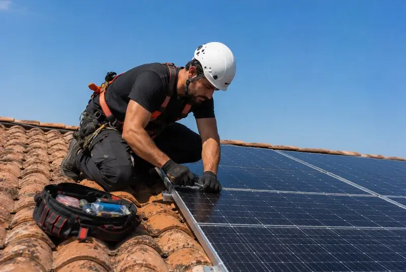 Maintenance et monitoring de panneaux solaires à Bouaye